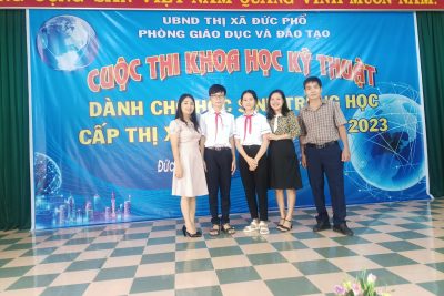 Cuộc thi khoa học kỹ thuật học sinh THCS cấp thị xã năm học 2022 – 2023